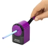 Точилка механическая BRAUBERG ULTRA для чернографитных и цветных карандашей, крепление к столу, цвет корпуса сиреневый с черным, 271341 - МСК «Форвард»