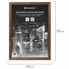 Рамка 21х30 см, дерево, багет 14 мм, BRAUBERG "Elegant", грецкий орех, акриловый экран, 391297 - МСК «Форвард»