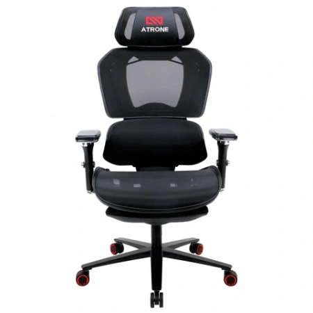 Кресло ATRONE (АТРОН) "Optimus ER-707", адаптивный механизм со слайдером, сетка, черный/красный, 532968 под заказ 8 дней - МСК «Форвард»