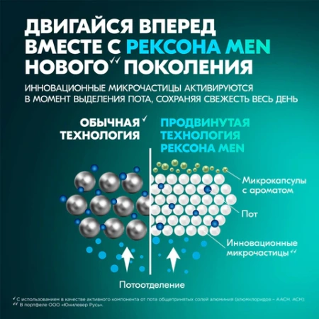 Антиперспирант аэрозольный 150 мл, РЕКСОНА MEN "Свежесть душа", усиленная защита 609838 - МСК «Форвард»