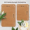 Комплект ковриков MEMORY EFFECT для ванной 50х80 см и туалета 40х60 см, персиковый, LAIMA HOME, 608447 - МСК «Форвард»