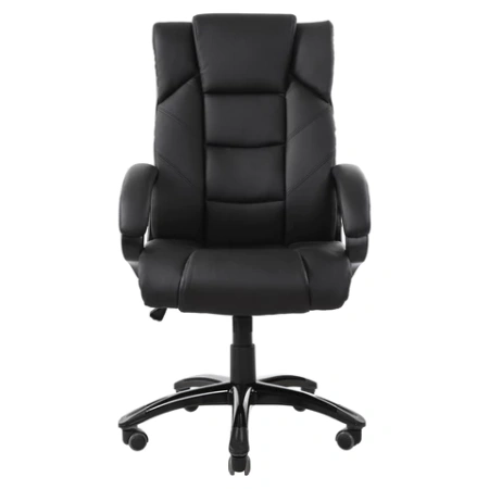 Кресло офисное BRABIX "Bliss MS-004", 6 массажных модулей, экокожа, черное, 532522 - МСК «Форвард»