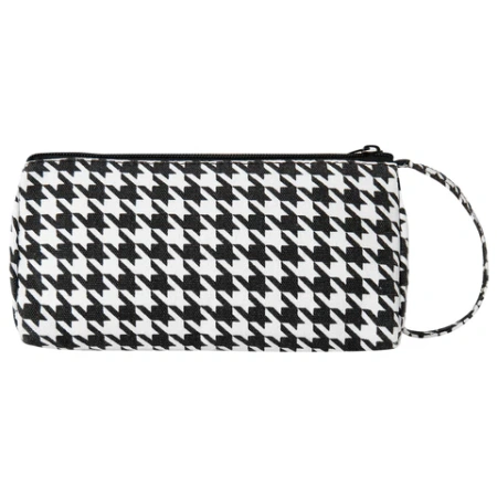 Пенал-косметичка BRAUBERG с ручкой, 1 откидная планка, полиэстер, 22x10х8 см, "Houndstooth", 271560 - МСК «Форвард»