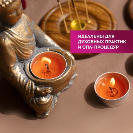 Свечи чайные Standard, до 3,5 часов горения, вес 9 г, КОМПЛЕКТ 25 шт., в гильзе, LAIMA, 609196 - МСК «Форвард»