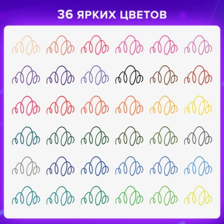 Ручки капиллярные (линеры), 36 ЦВЕТОВ, BRAUBERG ART, "Classic", трехгранные, металлический наконечник, линия письма 0,4 мм, 144150 - МСК «Форвард»