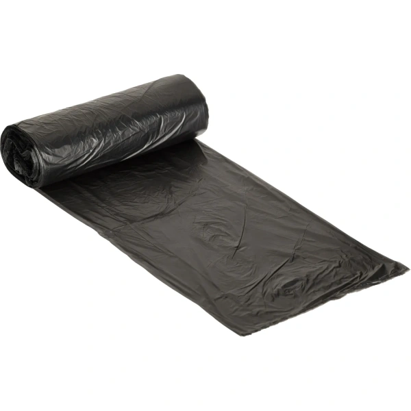 Мешки для мусора чёрные в рулоне 30 л 30 штук ПНД 5 мкм 1054846 минпромторг - МСК «Форвард»