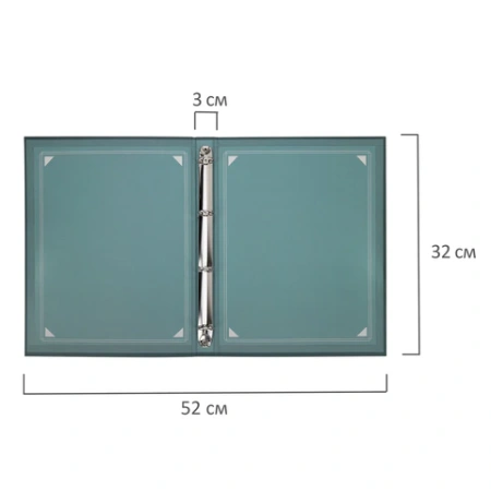 Папка-портфолио универсальная, 4 кольца, 20 файлов, 7БЦ матовая, BRAUBERG "Classic", 117554 - МСК «Форвард»