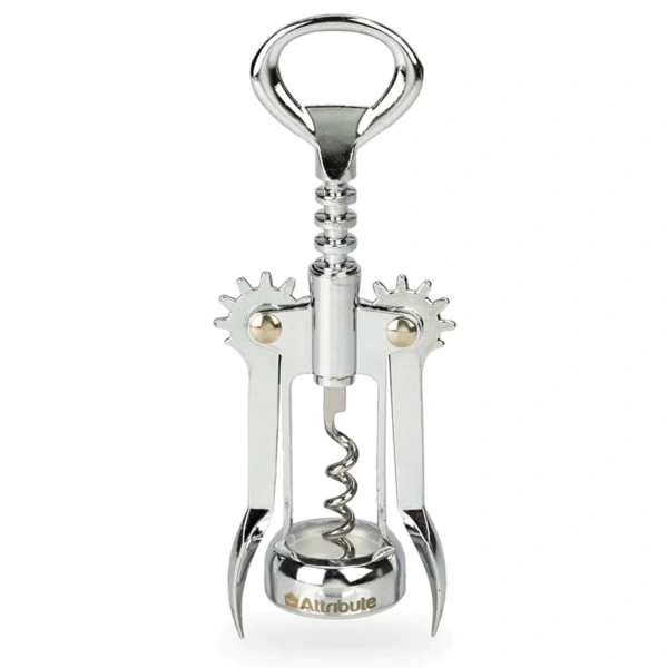 Штопор-открывалка, 2-х рычажный, хром, блистер с европодвесом, Viva, ATTRIBUTE, ATV614, AGV225 604675