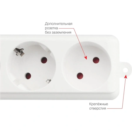 Сетевой фильтр Power Cube Pro на 6 розеток 5 метров SPL(5+1)-16B-P-5М 1575992 минпромторг - МСК «Форвард»