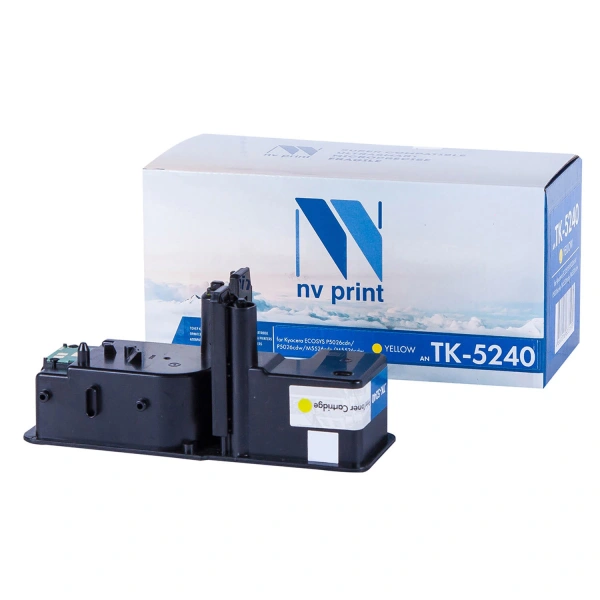 Тонер-картридж NV PRINT (NV-TK-5240Y) для KYOCERA ECOSYS P5026cdn/w/M5526cdn желтый ресурс 3000 стр 363007 ПОД ЗАКАЗ 8 ДНЕЙ
