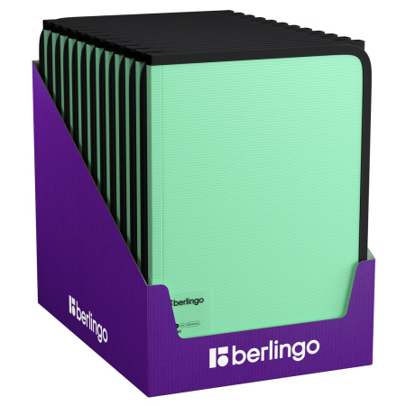 Папка на молнии Berlingo "Instinct" А4, 600мкм, мятный ZF4_A4520 376259 - МСК «Форвард»