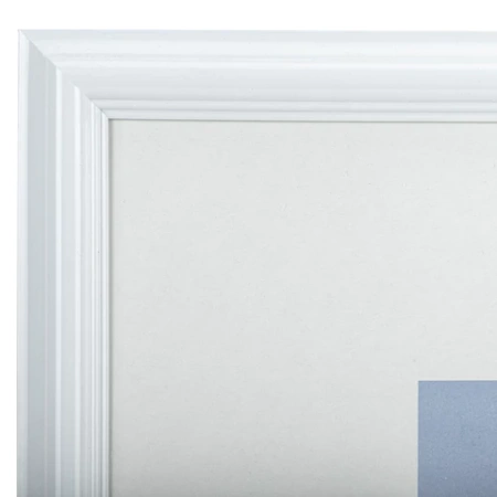 Рамка 21х30 см небьющаяся, багет 17,5 мм, пластик, BRAUBERG "Colorful", белая, 391241 - МСК «Форвард»