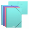 Папка на резинках ERICH KRAUSE "Diagonal Pastel", до 300 листов, ассорти, 600 мкм, 50400 272939 - МСК «Форвард»