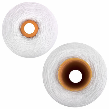 Нить лавсановая для прошивки, БЕЛАЯ диаметр 2 мм, 250 м, ЛШ 640, BRAUBERG ORIGINAL, 608923 - МСК «Форвард»