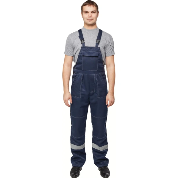 Костюм рабочий летний мужской л22-КПК с СОП синий (размер 104-108 (52-54), рост 170-176) 816236 - МСК «Форвард»